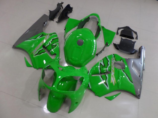 Vert Flamme 00-01 Kawasaki ZX12R Carénage Moto Vert Flamme 00-01 Kawasaki ZX12R Carénage Moto