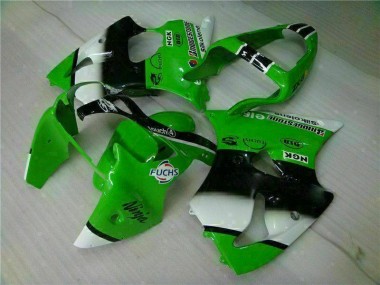 Vert Noir 00-02 Kawasaki ZX6R Carénages Moto & Carrosserie