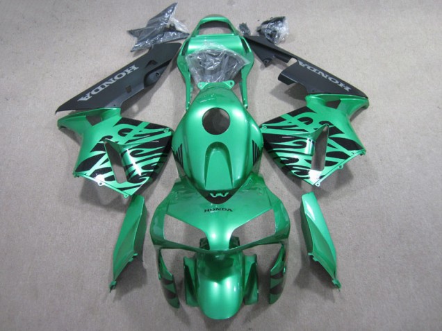 Vert Noir 07-08 Honda CBR600RR Carénage Moto Vert Noir 07-08 Honda CBR600RR Carénage Moto
