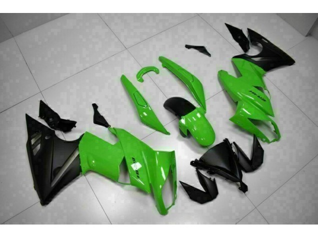 Vert Noir 09-11 Kawasaki EX650 Carénages Moto Vert Noir 09-11 Kawasaki EX650 Carénages Moto