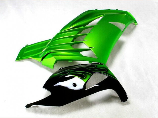 Vert Noir 12-21 Kawasaki ZX14R ZZR1400 Carénage Moto Vert Noir 12-21 Kawasaki ZX14R ZZR1400 Carénage Moto