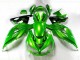 Vert Noir 12-21 Kawasaki ZX14R ZZR1400 Carénage Moto Vert Noir 12-21 Kawasaki ZX14R ZZR1400 Carénage Moto