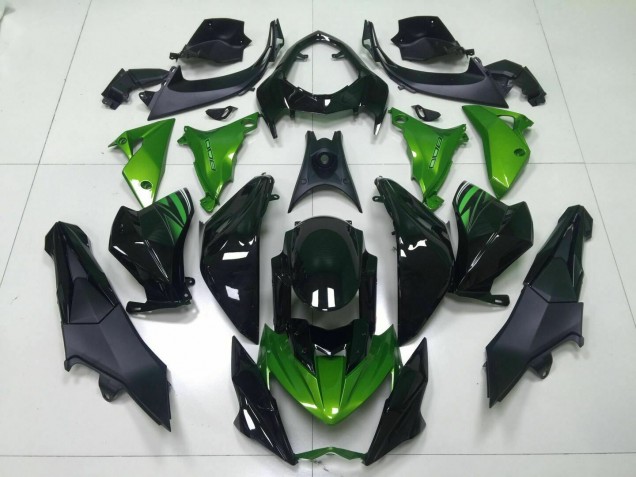 Vert Noir 13-16 Kawasaki Z800 Carénage Moto Vert Noir 13-16 Kawasaki Z800 Carénage Moto