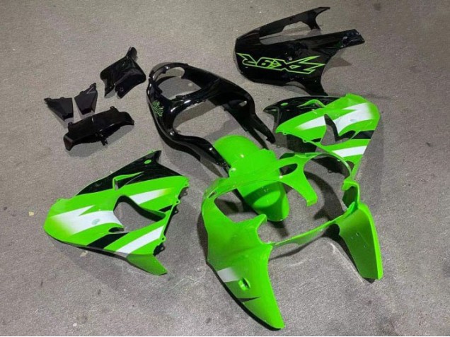 Vert Noir Brillant 00-01 Kawasaki ZX9R Carénage Moto Vert Noir Brillant 00-01 Kawasaki ZX9R Carénage Moto