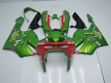 Vert Rouge 94-97 Kawasaki ZX9R Carénage Moto