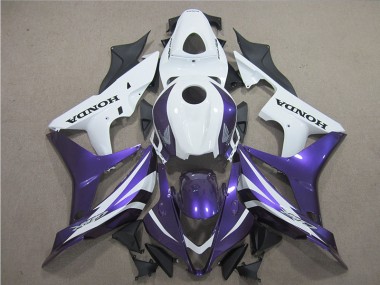 Violet Blanc 07-08 Honda CBR600RR Carénage Moto