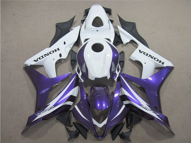 Violet Blanc 07-08 Honda CBR600RR Carénage Moto Violet Blanc 07-08 Honda CBR600RR Carénage Moto